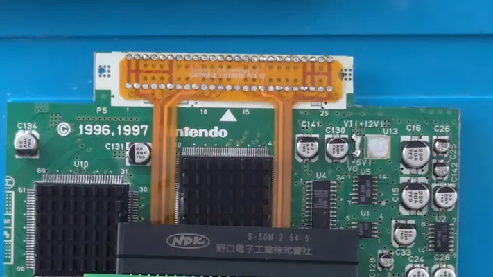 Soldering The Cart Slot to The Trimmed N64