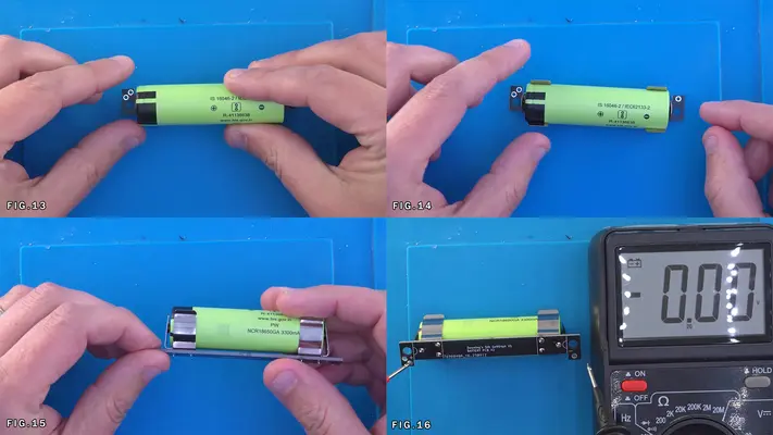 Preparing The 3rd 18650 Battery Holder