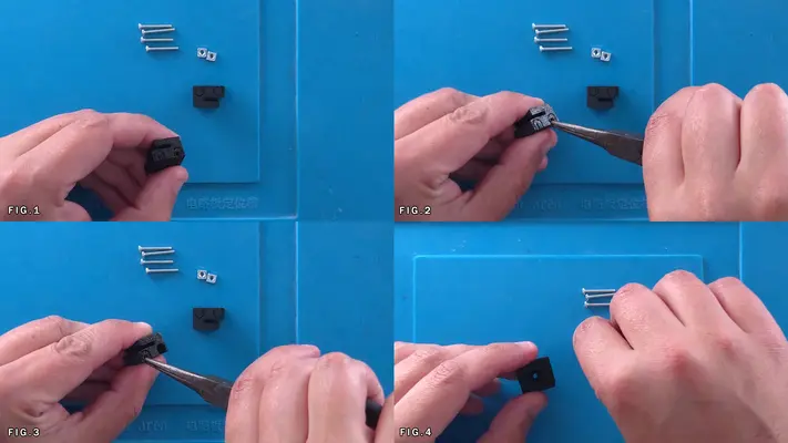 Preparing The Cart Slot Brackets