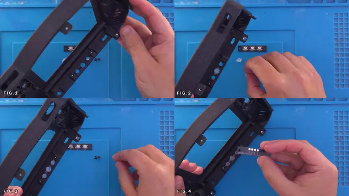 Installing The Power/Volume Buttons & PCB