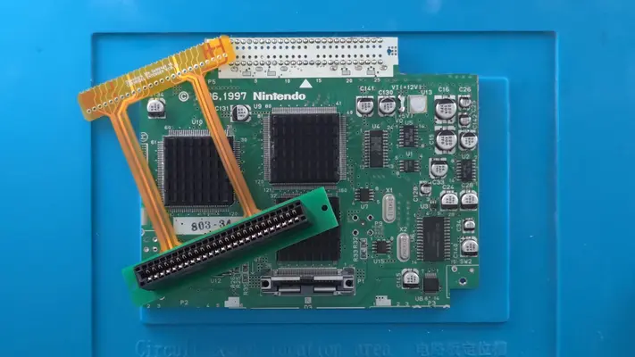 Soldering The Cart Slot to The Trimmed N64