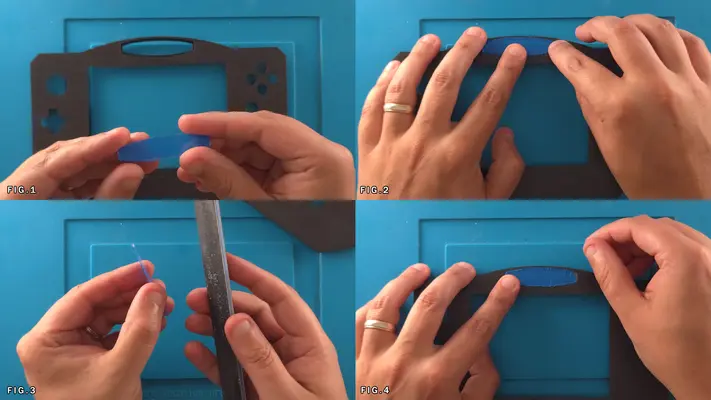 Adhering The Acrylic LED Lens To The Front Face Plate