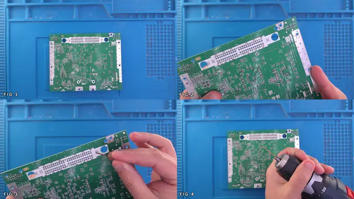 Drilling The N64 Mobo Mounting Holes