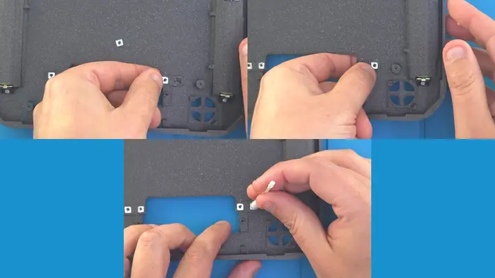 Mounting The Square Nuts to Back Face Plate