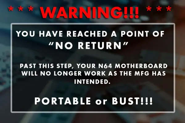 Point of NO RETURN
