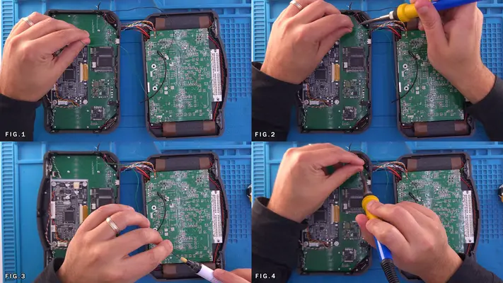Connecting Case Halves Power & Data 