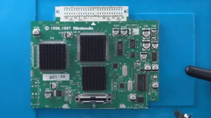 PART III - PREPARING THE TRIMMED N64 MOTHERBOARD