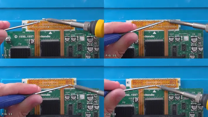 Soldering The Cart Slot to The Trimmed N64