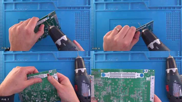 Drilling The N64 Mobo Mounting Holes