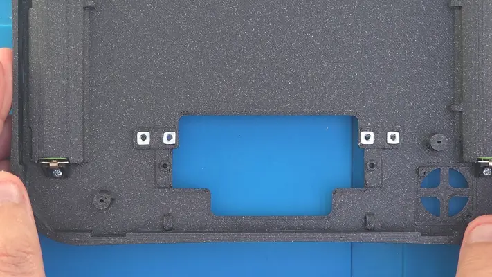 Mounting The Square Nuts to Back Face Plate