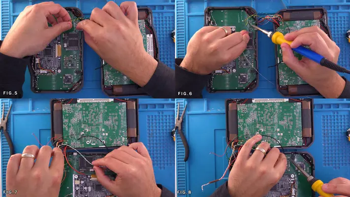 Connecting Case Halves Power & Data 