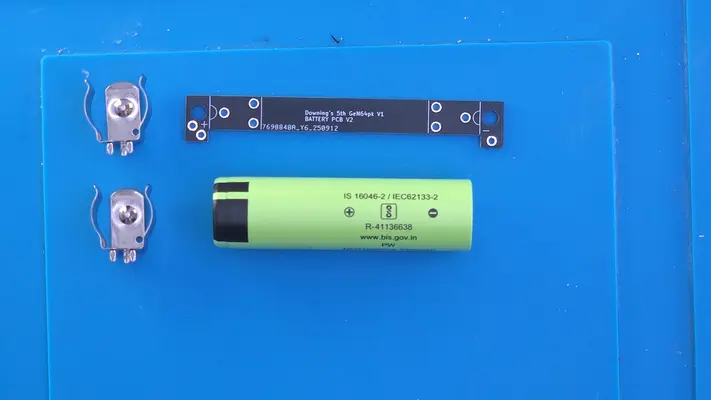 Preparing The 3rd 18650 Battery Holder