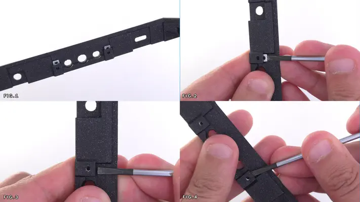 Inserting #2-56 Sq Nuts Into "Front Face Bracket" Traps