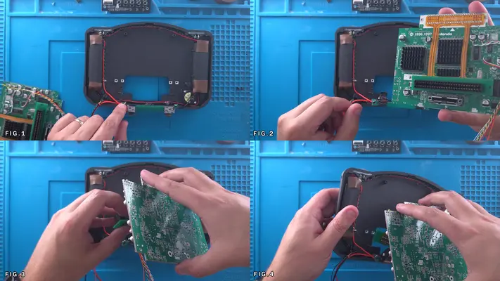 Mounting the N64 To The Back Face Assembly