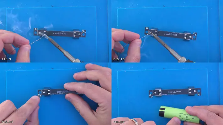 Preparing The 3rd 18650 Battery Holder