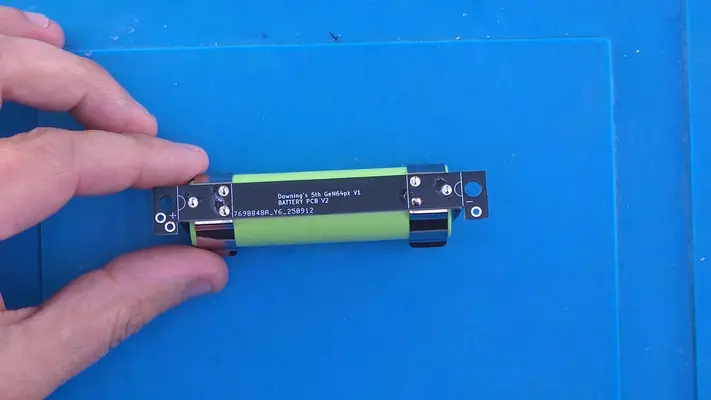 Preparing The 3rd 18650 Battery Holder