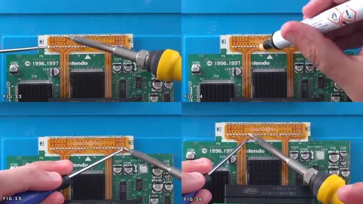 Soldering The Cart Slot to The Trimmed N64