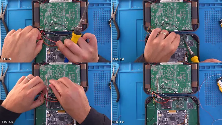 Connecting Case Halves Power & Data 