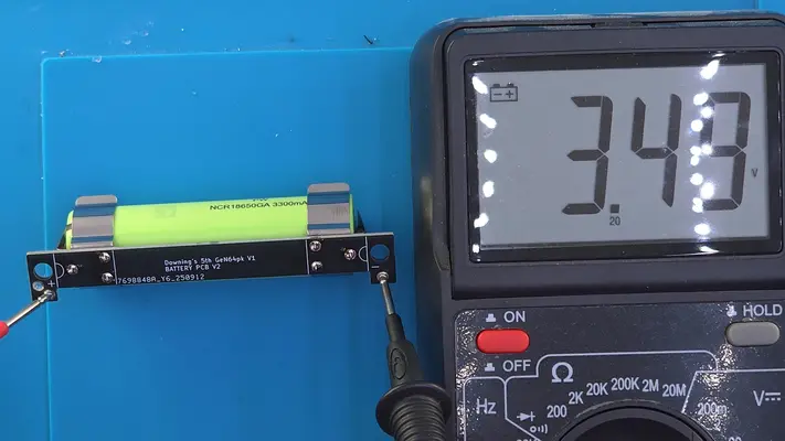 Preparing The 3rd 18650 Battery Holder