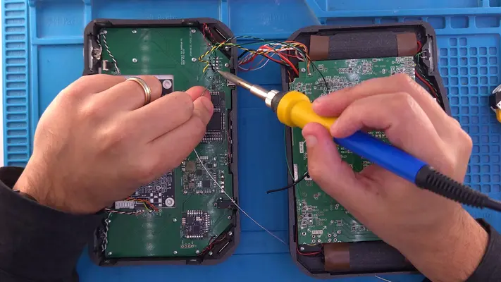 PART XI - WIRING CASE HALVES TOGETHER