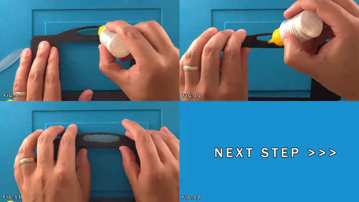 Adhering The Acrylic LED Lens To The Front Face Plate