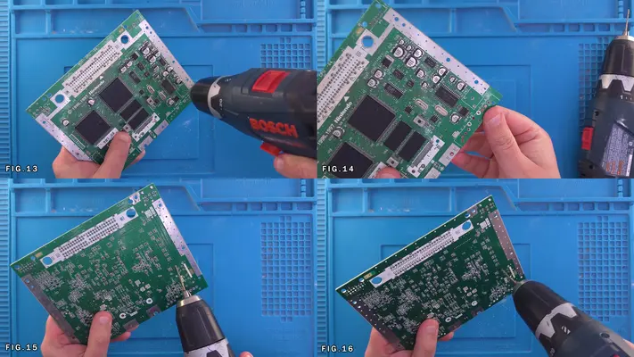 Drilling The N64 Mobo Mounting Holes