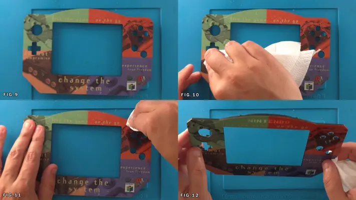Mounting Decal To Front Face Plate