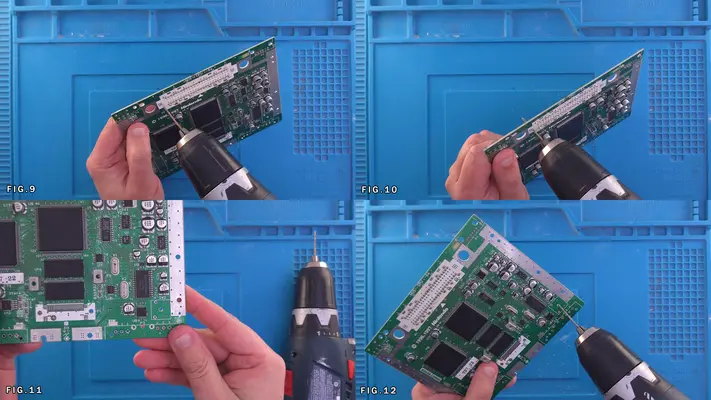 Drilling The N64 Mobo Mounting Holes